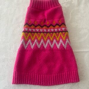 Pink Dog Sweater Size S